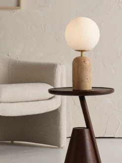 Soren Desk Lamp - Travertine -Best Home mayfield soren table lamp travertine 4
