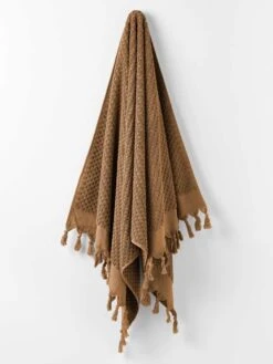 Milos Bath Towel - Caramel