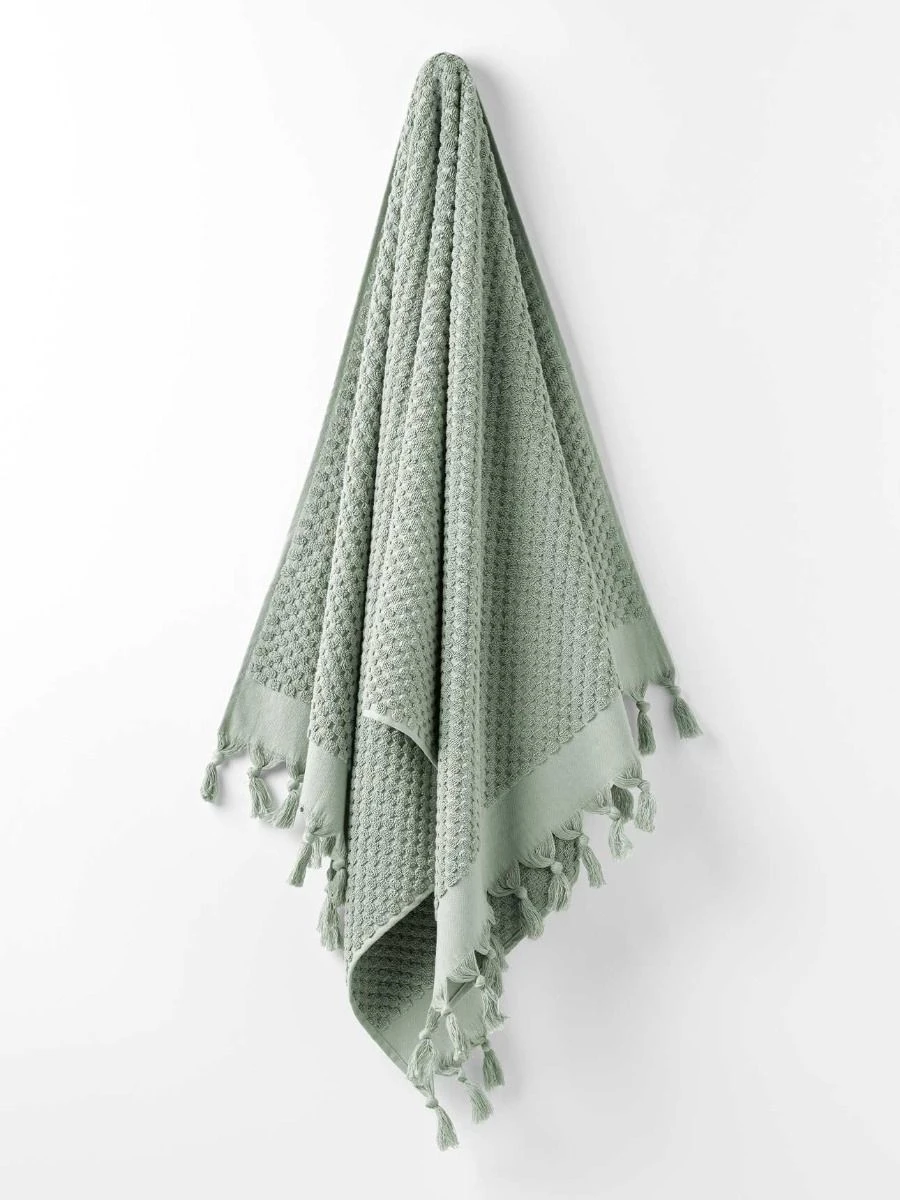Milos Bath Towel Set - Sage 4 Milos Bath Towel Set - Sage - Image 2