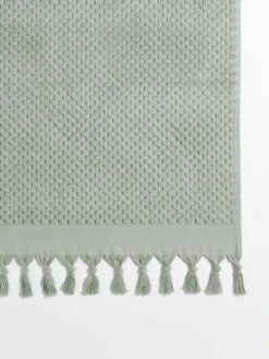 Milos Bath Sheet - Sage -Best Home milos bath towel sage 2 detail 1