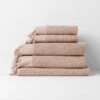 Milos Bath Towel Set - Pink Clay 1 Milos Bath Towel Set - Pink Clay -Best Home milos bath towel set pink clay