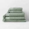 Milos Bath Towel Set - Sage 1 Milos Bath Towel Set - Sage -Best Home milos bath towel set sage