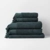 Milos Bath Towel Set - Slate 1 Milos Bath Towel Set - Slate -Best Home milos bath towel set slate