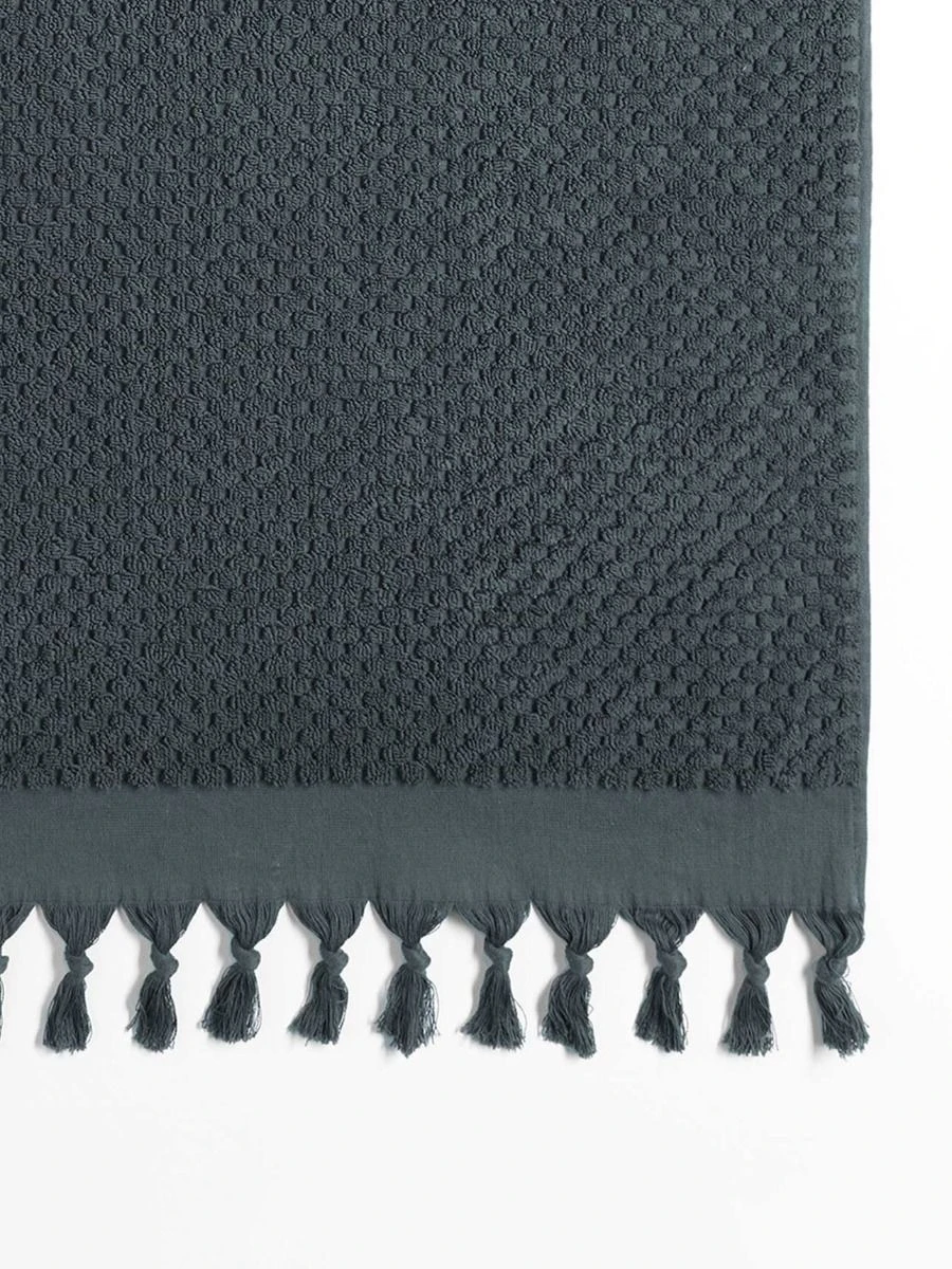 Milos Bath Towel - Slate 6 Milos Bath Towel - Slate - Image 4