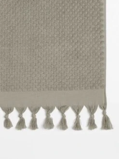 Milos Bath Towel Set - Feather -Best Home milos hand towel feather 2 detail