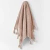 Milos Hand Towel - Pink Clay -Best Home milos hand towel pink clay 1