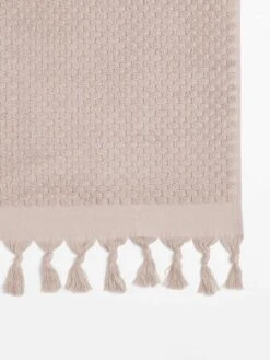 Milos Hand Towel - Pink Clay -Best Home milos hand towel pink clay 2 detail