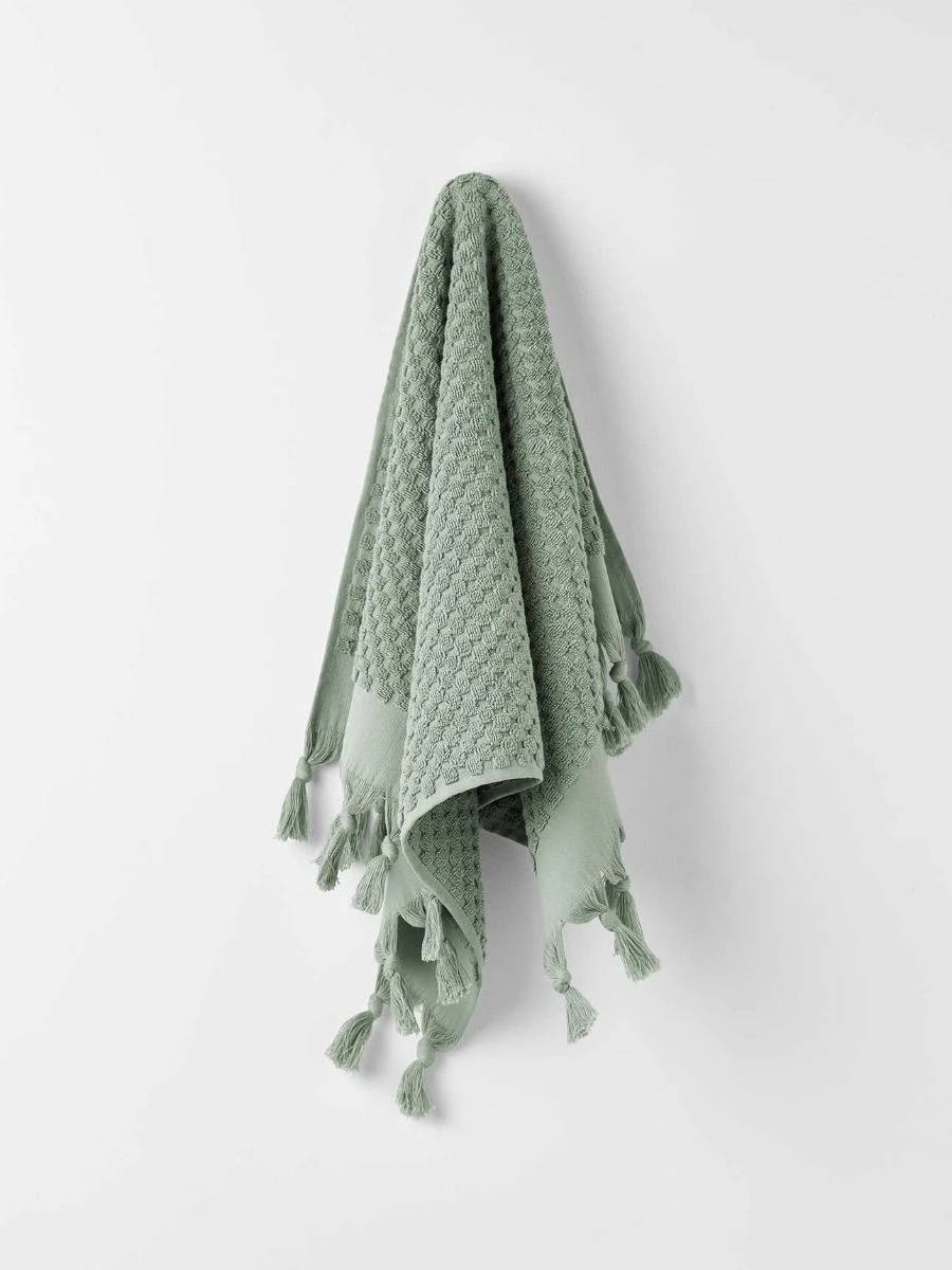Milos Bath Towel Set - Sage 5 Milos Bath Towel Set - Sage - Image 3