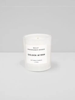 Golden Myrrh Scented Candle