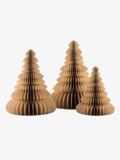 Paper Standing Christmas Tree 24cm - Flaxseed -Best Home nordic rooms christmas standing trees flaxseed 1 1