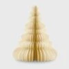 Glitter Edge Standing Christmas Tree 24cm - Antique White