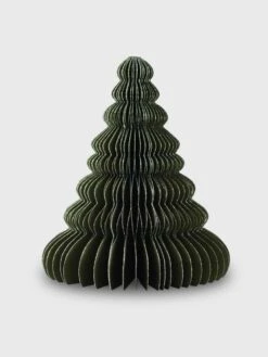 Glitter Edge Standing Christmas Tree 24cm - Fir