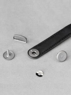 Leather Key Organiser - Black -Best Home orbitkey leather black black stitching 5