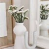 Bianca Vase 2 Bianca Vase -Best Home paola joy bianca vase matte white 2