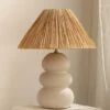 Sofia Raffia Table Lamp -Best Home paola joy sofia raffia lamp 1