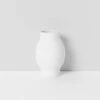 Papaya White Arena Small Vase -Best Home papaya arena vase small white