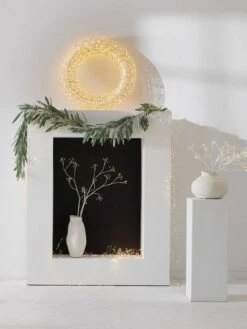 Papaya Capella LED Christmas Wreath - Large -Best Home papaya capella led twinkling wreath 3