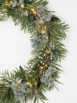Papaya Native Berries Christmas Wreath - Large -Best Home papaya native wreath led berries green large 3