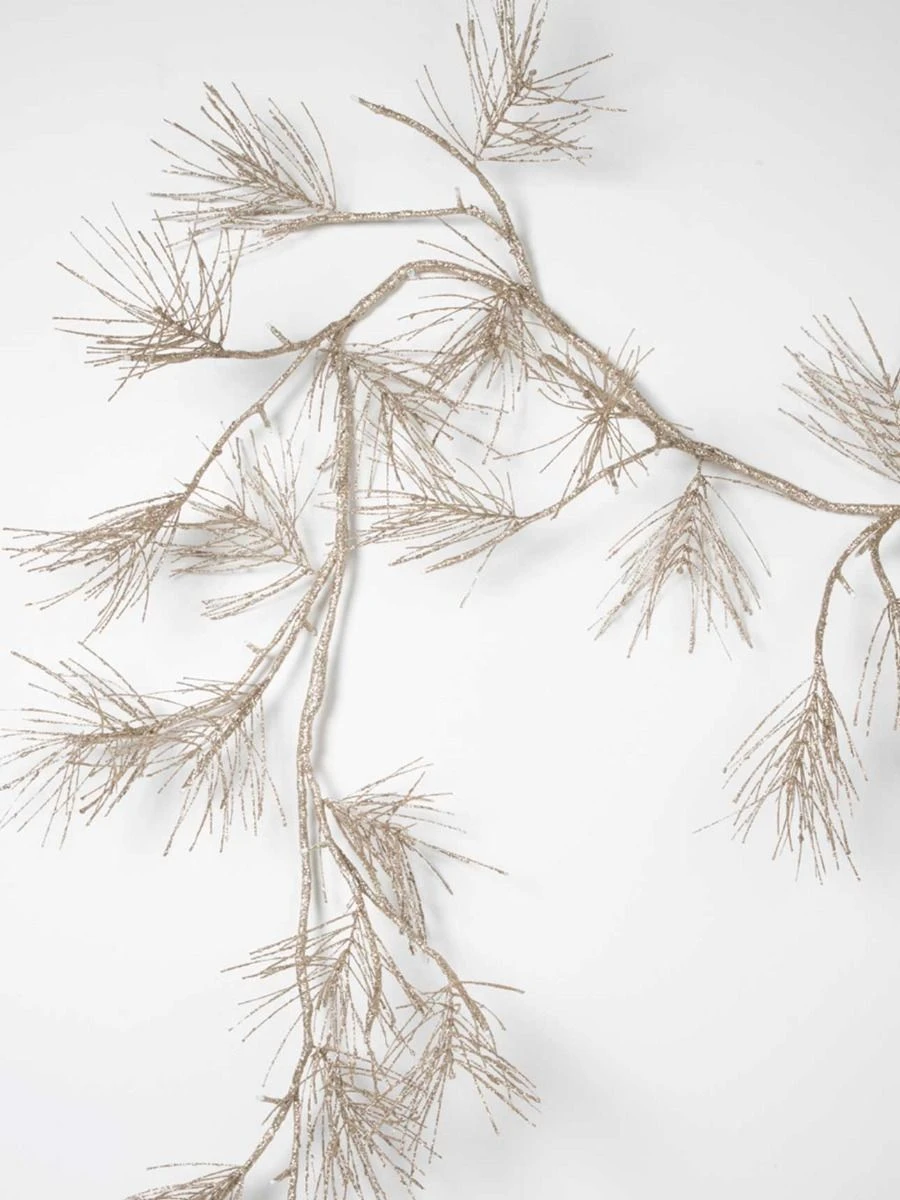 Papaya Spruce Pine Needle LED Christmas Garland 5 Papaya Spruce Pine Needle LED Christmas Garland - Image 3