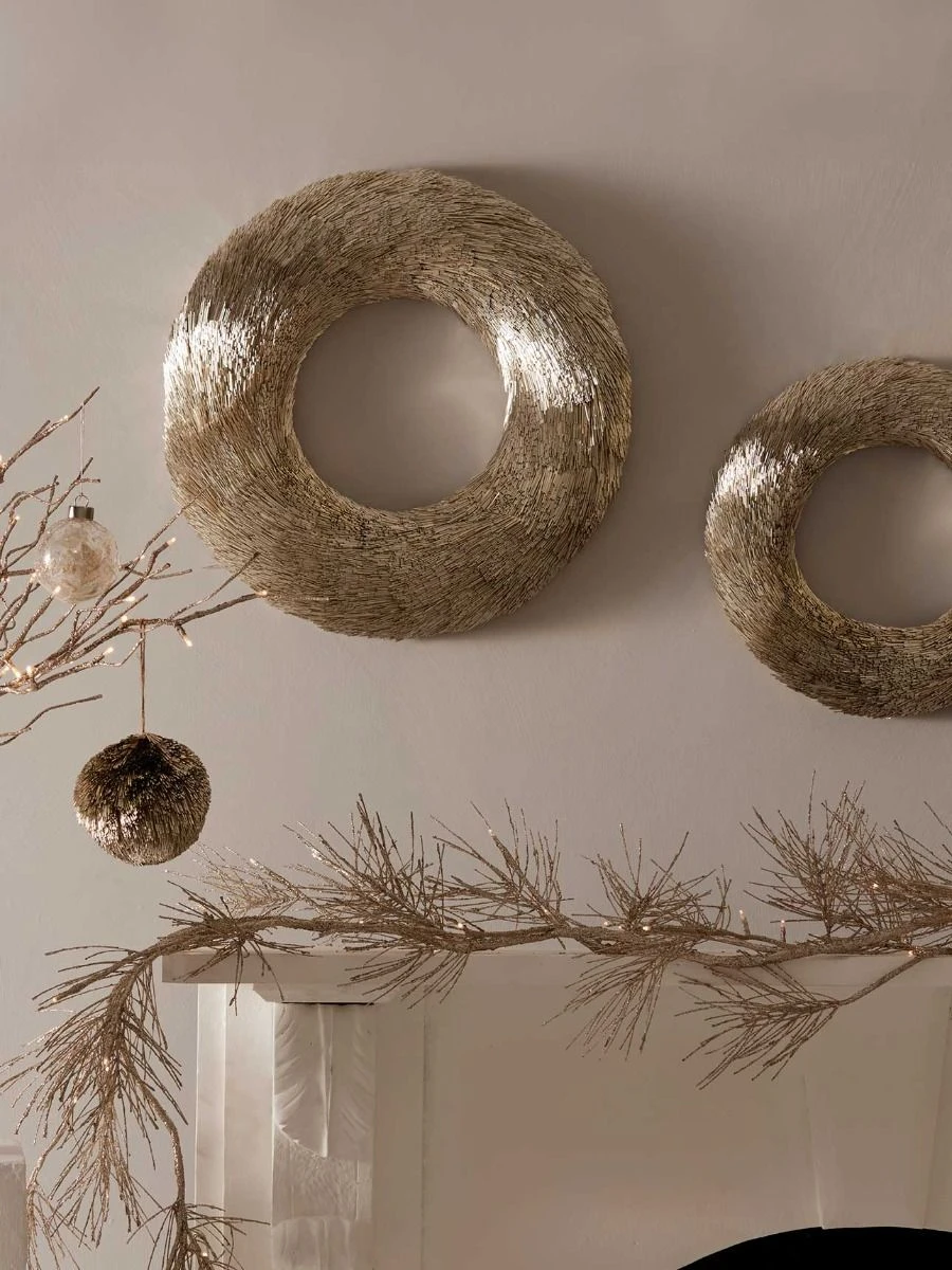 Papaya Spruce Pine Needle LED Christmas Garland 4 Papaya Spruce Pine Needle LED Christmas Garland - Image 2