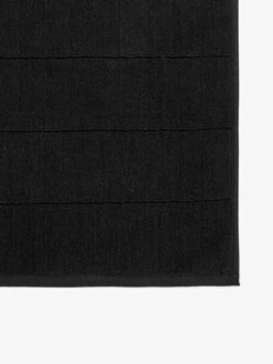 Paros Bath Mat - Black -Best Home paros bath mat black detail