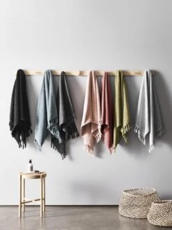 Paros Bath Towel - Mahogany -Best Home paros bath towel collection 6