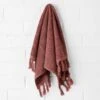 Paros Hand Towel - Mahogany -Best Home paros hand towel mahogany 1