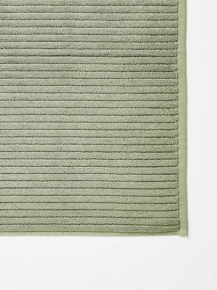 Paros Rib Bath Mat - Fennel 4 Paros Rib Bath Mat - Fennel - Image 2