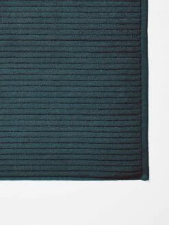 Paros Rib Bath Mat - Indian Teal -Best Home paros rib bath matt indian teal detail