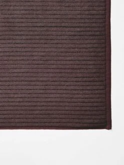 Paros Rib Bath Mat - Syrah -Best Home paros rib bath matt syrah detail