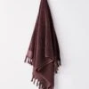 Paros Rib Bath Sheet - Syrah 2 Paros Rib Bath Sheet - Syrah -Best Home paros rib bath towel syrah 5