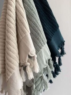 Paros Rib Bath Sheet - Sage -Best Home paros rib bath towels detail 11 1