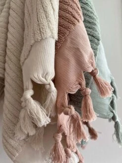 Paros Rib Hand Towel - Shell 13 Paros Rib Hand Towel - Shell -Best Home paros rib bath towels detail 1 2