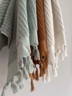 Paros Rib Bath Sheet - Sage -Best Home paros rib bath towels detail 3