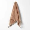 Paros Rib Hand Towel - Clay -Best Home paros rib hand towel clay
