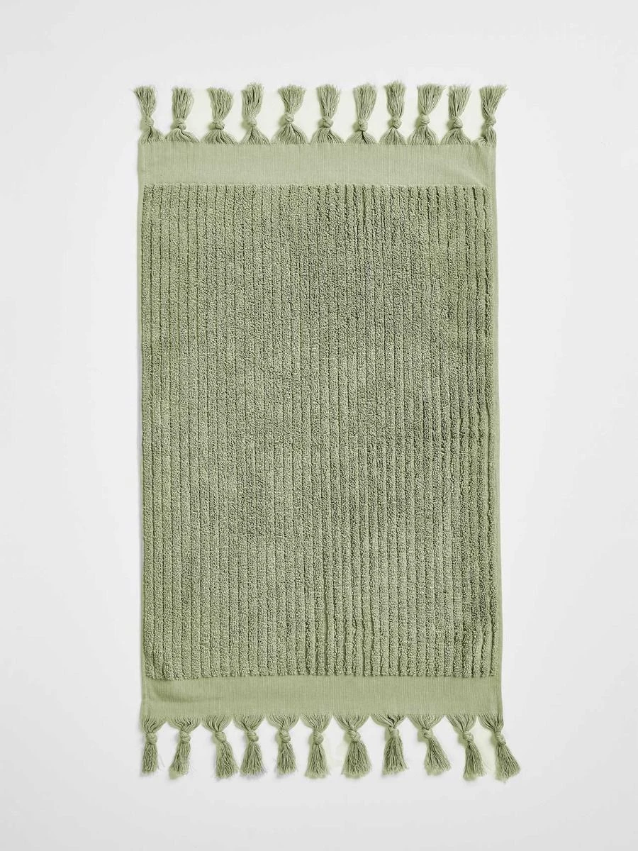 Paros Rib Hand Towel - Fennel 5 Paros Rib Hand Towel - Fennel - Image 3
