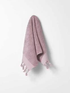 Paros Rib Bath Towel Set - Lilac -Best Home paros rib hand towel lilac 1