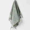 Paros Rib Hand Towel - Sage -Best Home paros rib hand towel sage 1