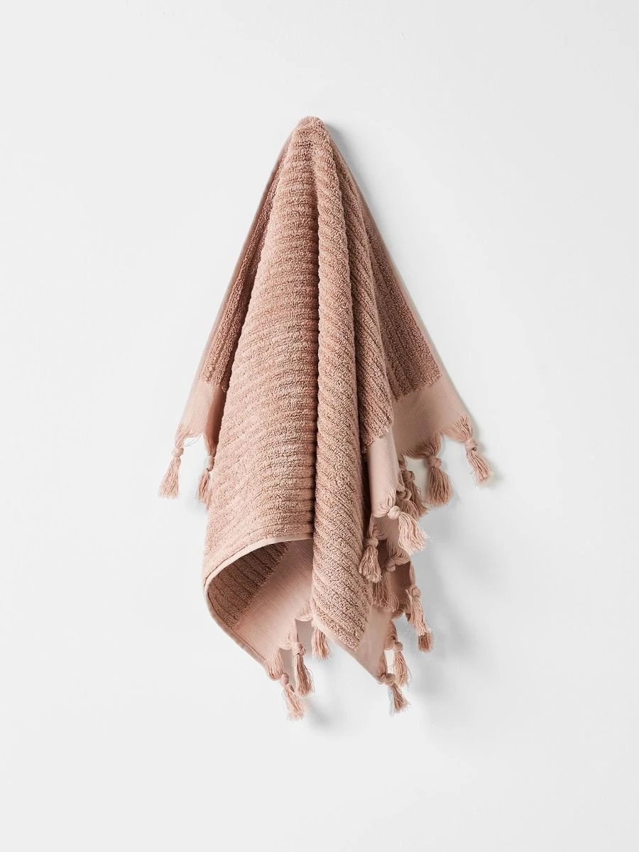 Paros Rib Hand Towel - Shell 3 Paros Rib Hand Towel - Shell