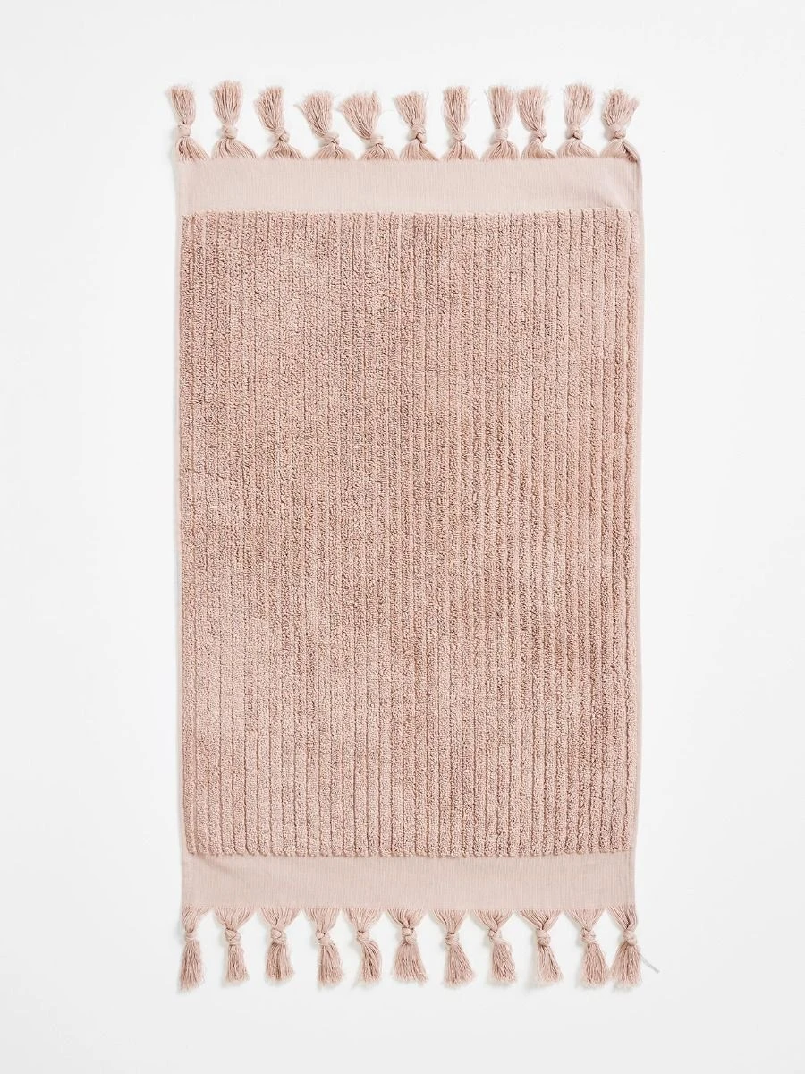 Paros Rib Hand Towel - Shell 4 Paros Rib Hand Towel - Shell - Image 2