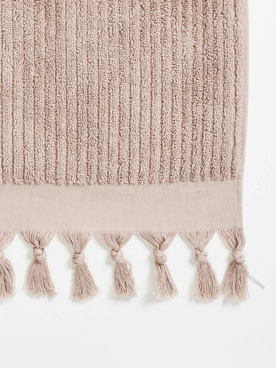 Paros Rib Hand Towel - Shell 5 Paros Rib Hand Towel - Shell - Image 3