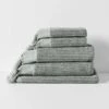 Paros Rib Bath Towel Set - Sage