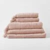 Paros Bath Towel Set - Pink Clay 1 Paros Bath Towel Set - Pink Clay -Best Home paros towel stack pink clay 3