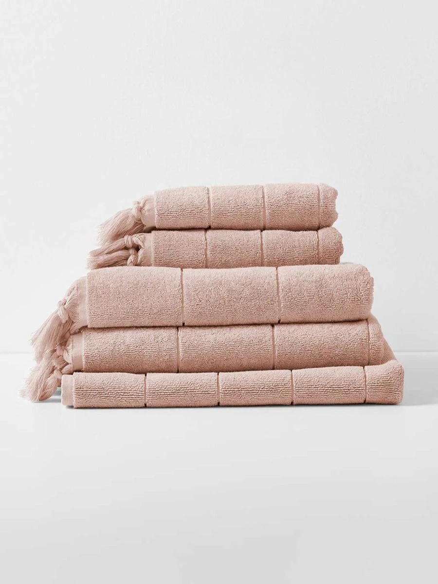 Paros Bath Towel Set - Pink Clay 3 Paros Bath Towel Set - Pink Clay