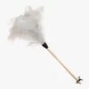 White Ostrich Feather Duster -Best Home redecker white ostrich feather duster 70cm