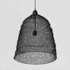 Cone Pendant Large - Black 2 Cone Pendant Large - Black -Best Home rubystar large cone crochet lamp black