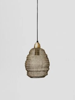 Ball Pendant Mini - Matt Gold