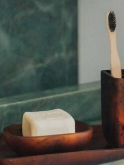 Flow Soap Dish - Amber -Best Home saarde flow resin soap dish earth 3