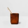 Flow Toothbrush Holder - Amber -Best Home saarde flow resin toothbrush holder earth 1