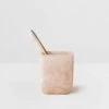 Flow Toothbrush Holder - Peach Blush -Best Home saarde flow resin toothbrush holder peach blush 1